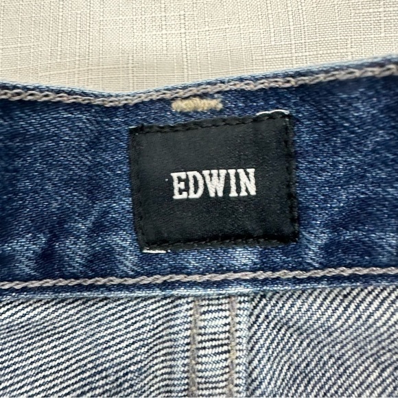 EDWIN Women's Size 25 Cai Cut Off Denim Jean Shorts - Picture 11 of 15